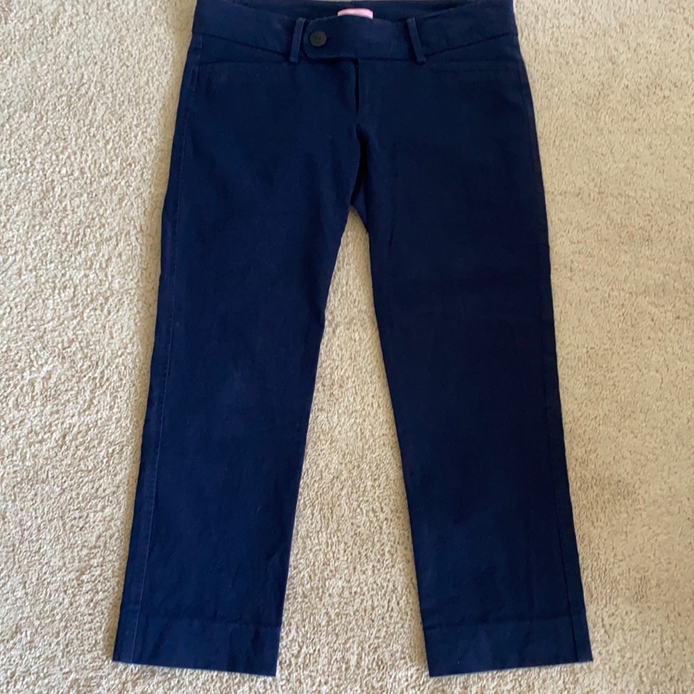 Lilly Pulitzer Luxury Capri in Midnight Navy